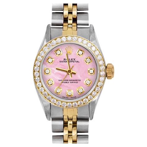 rolex oyster perpetual pink face|rolex oyster perpetual pink dial.